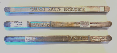 NEW/UNUSED Shen Mao Solder Tenma 72-6309 - 3 bars (ea. bar is approx. 1.25 lb.)