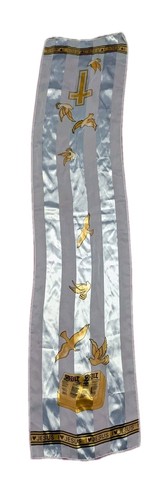 I Love Jesus Religious clergy stole Doves Bible Polyester Scarf 59 X 13 Inch 