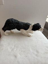 Resin Border Collie Dog herding stance Figure,Sheepdog Ornament,Leonardo?
