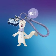 Official Olympic 2026 Winter Olympics Mascot Figurine Pendant Keychain Gifts