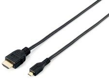 Equip 119309 Adaptor Cable / High-Speed HDMI Male to Micro HDMI Male / 1 m Black