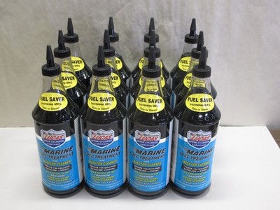 Lucas 10981 Marine Fuel Treatment and Injector Cleaner 1-Qt Case of 12