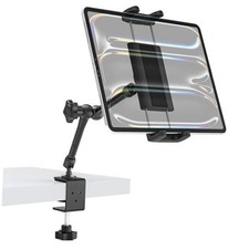 Tablet Stand for Desktop, 360  Rotating iPad Holder - Multi-Angle Aluminum