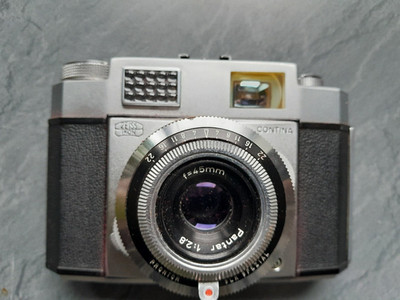 Zeiss Ikon Contina  Kamera  Prontor SLK Spezial  mit Pantar 45mm 1:2.8