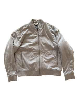 Vuori Women's Bomber Jacket Size Small Gray Full Zip Performance Jacket