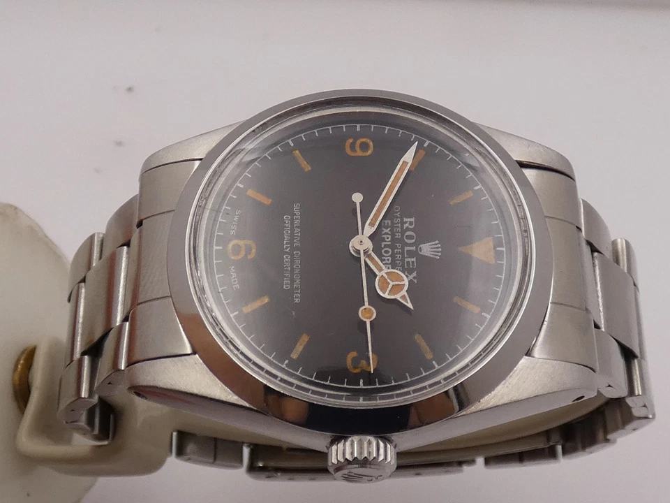 ROLEX EXPLORER 1016 TROPICAL DIAL JAHR 1968 AUTOMATIK CHRONOMETER EDELSTAHL UHR - Bild 3 von 4