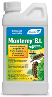 (2-PACK) Monterey BT 1 Pint -  Org. Insect Pest Control BT (revised stock)