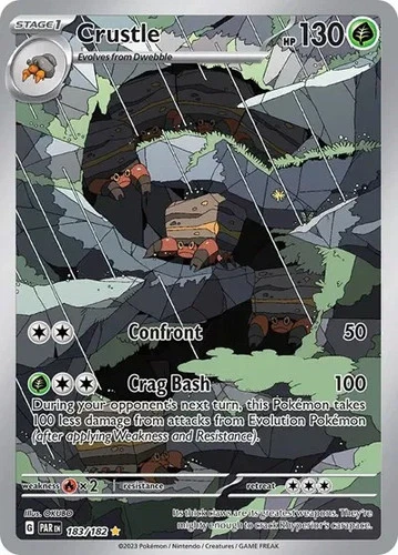 Pokemon TCG - Paradox Rift - Crustle 183/182