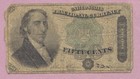 Samuel Dexter 50c Fractional Currency, Fifty Cents, Fourth Issue, True Auction