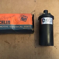 Vintage ECHLIN Ignition Coil Old Stock New Plymouth 12v 