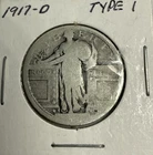 1917-D Type 1 Standing Liberty Quarter Silver #1056