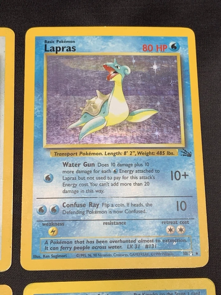 Vintage Pokemon Cards Holo Rare Collection WOTC Era Only MP/HP - Image 4 of 4