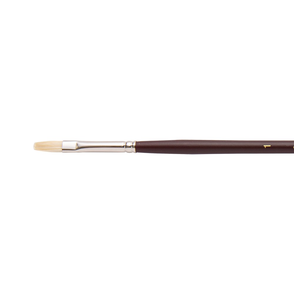 Silver Brush : Silverstone : Hog Bristle Brush : Series 1101 : Flat : Size 1