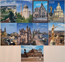 9 x Dresden in Saxony New States Postcards Lot Unused Postcards