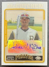 ANDREW McCUTCHEN RC SIGNED 2005 TOPPS CHROME UH234 ROOKIE FIRST YEAR AUTO CK