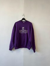 Vintage Northwestern Wildcats Sweatshirt Mens XL Purple NCAA Fruit Of The Loom