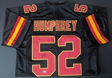 KC Chiefs - Creed Humphrey black autograph signed jersey - Metabilia COA