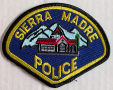 VINTAGE UNITED STATES USA CALIFORNIA SIERRA MADRE POLICE UNIFORM PATCH