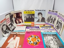 Piano Sheet Music 1960's Pop Culture Beatles Kinks Abba & More JL4