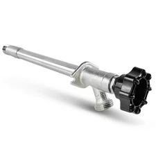 12 Inch Frost-Free Sillcock Chrome-Plated Brass Body – 1/2" MIP/Sweat Inlet x...