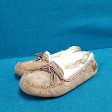 UGG Dakota 5612 Brown Suede Shearling Moccasin Slipper Shoes Women's Size 9