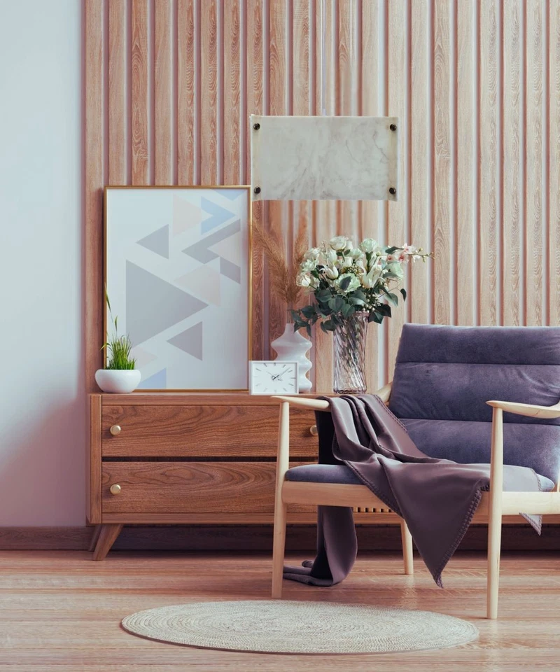 2 Light Swag Plug-In Pendant 16"w Faux Marbled Alabaster with Diffuser, White - Image 3 of 4