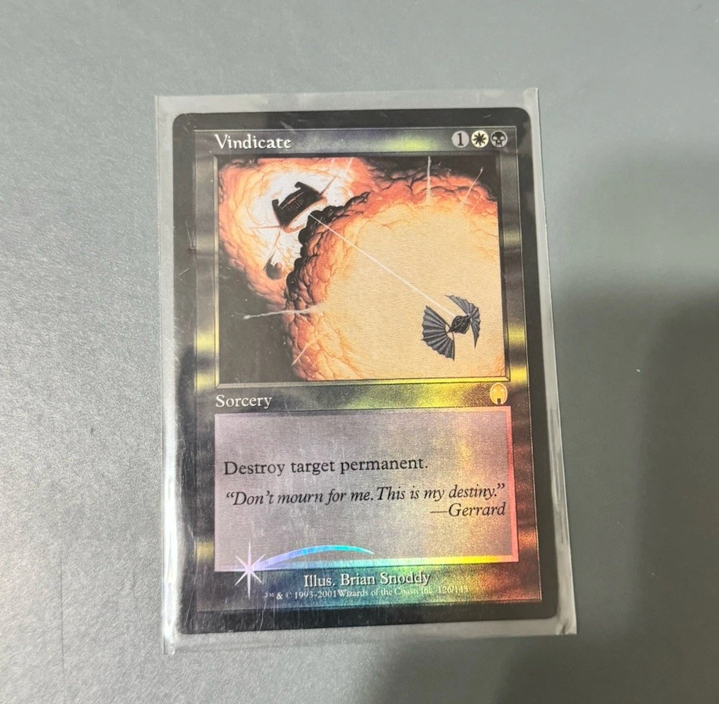 Sorcery Foil Magic: The Gathering Trading Card Games Individual