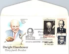 S08-5570, PRESIDENTS OF USA, DWIGHT D. EISENHOWER, COMBO, ARTCRAFT FDC