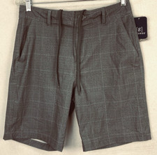 George Hybrid Swim Short Mens 30 Gray Measure 31.5 x 8 UPF 50 New w/ Tags