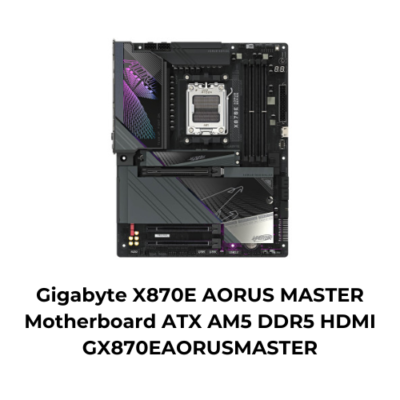 Gigabyte X870E AORUS MASTER Motherboard ATX AM5 DDR5 HDMI