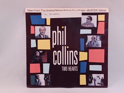 Phil Collins Two Hearts Buster Dudley The Robbery 45 RPM Vinyl Record Tested VG