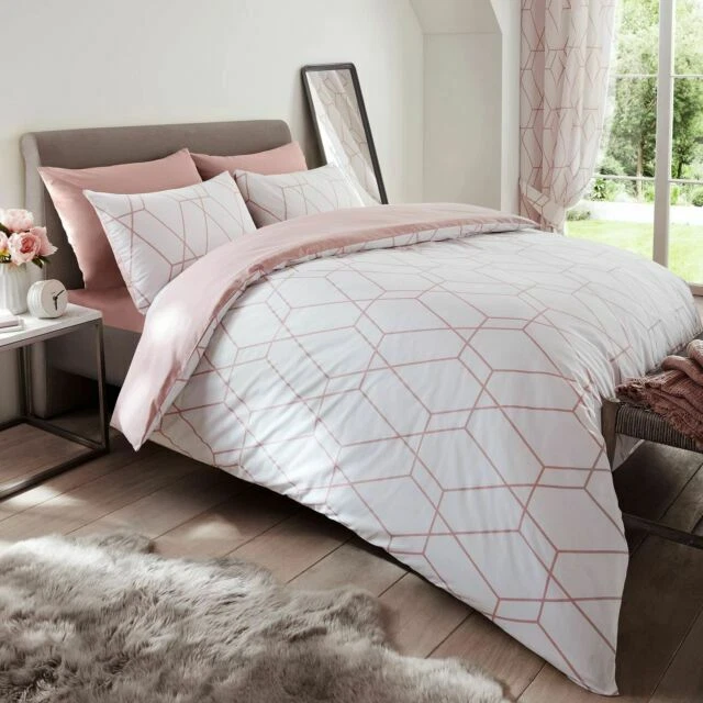Curtains Geometric Bedding Sets & Duvet Covers