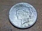 1925-S  PEACE DOLLAR  AU+ DETAILS   KEY DATE  Old Album Toning