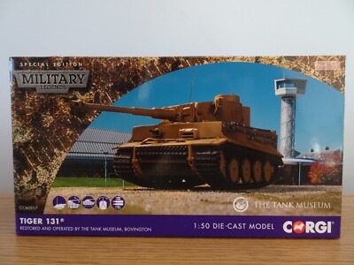 CORGI MILITARY LEGENDS TANK MUSEUM BOVINGTON TIGER