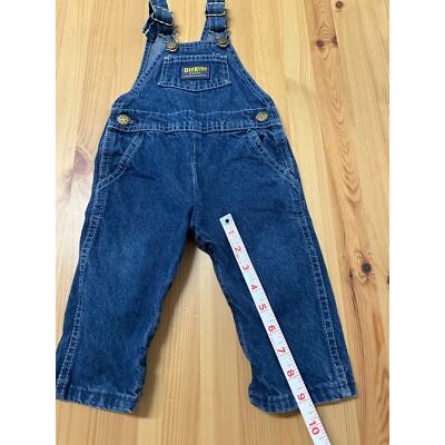 kids vintage Oshkosh オーバーオール Vintage Oshkosh B'Gosh Infant Baby Denim Overalls Size 12 Months