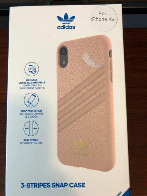 Authentic Adidas Case Cover Iphone Xr 3 Stripes Pink For Sale Online Ebay