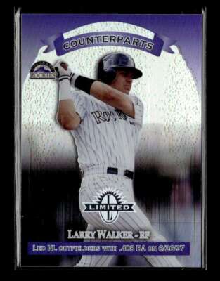 Larry Walker 1997 Donruss Limited Limited Exposure #133 (w/Rusty Greer)