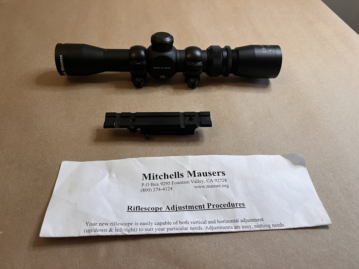 Mitchell's Mauser Yugo Mauser / K98 scope & mount 2.8 - 7x28 mm | eBay