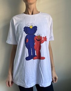 kaws cookie monster shirt