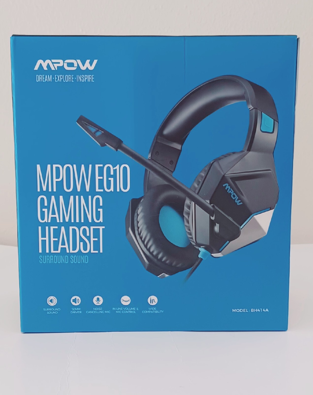 Gaming Headset. Surround Sound, Noise Canceling, Multi Platform Compatibility-image