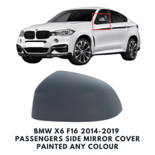 Au&szlig;enspiegel Deckel Lackiert F&uuml;r BMW X6 F16 2014-2019 Beifahrer Seite Links