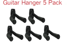 5-Pieces Guitar Hanger Hook Holder Wall Mount Display Acoustic Electric, US SHIP
