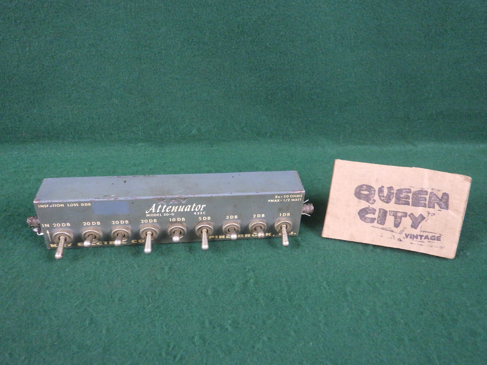 Vintage Electronics RF Attenuator Kay 50 Grelly USA