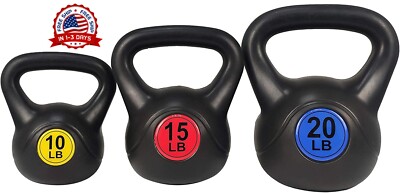 Juego De Pesas Para Ejercicio Musculos Tamaños 10 lb 15 lb 20 lb