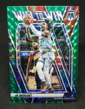 2020-21 Panini Ja Morant Green Mosaic Prizm Will To Win Insert Card#18 Grizzlies