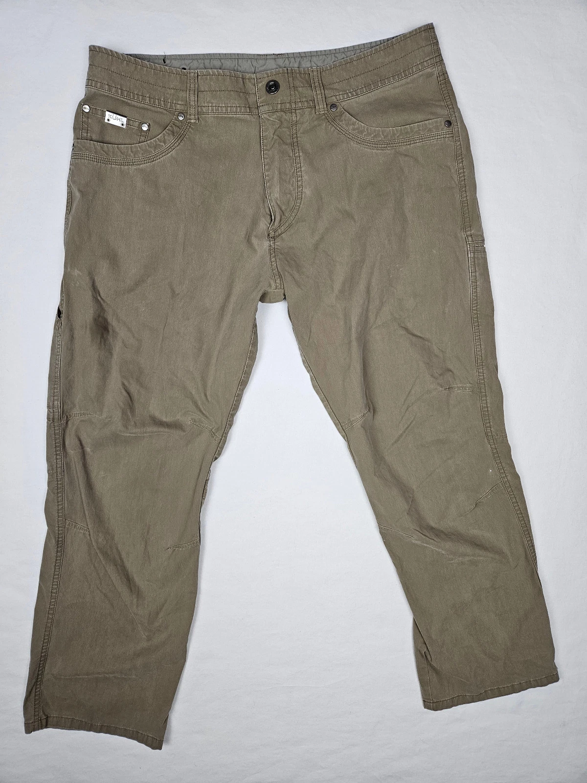 Kuhl Pants Mens 36x30 Revolver Stretch Lightweight Quick Dry Brown Patina Dye