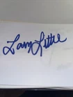 Larry Little HOF Miami Dolphins Signed 3x5 Index Card