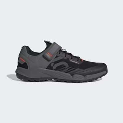 Size 10.5- Adidas Men s 5.10 Trailcross Clip-in Shoes, Core Black/Grey Three/Red