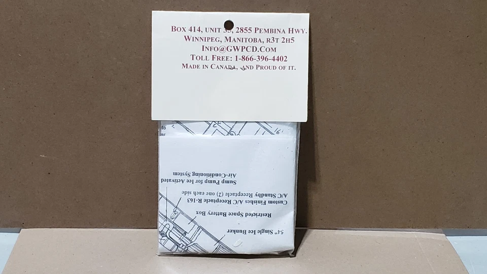 Great Western - HO - Canadian Pacific (CP) HW Passenger Car Detail Kit - CPR-24 - Image 4 of 4