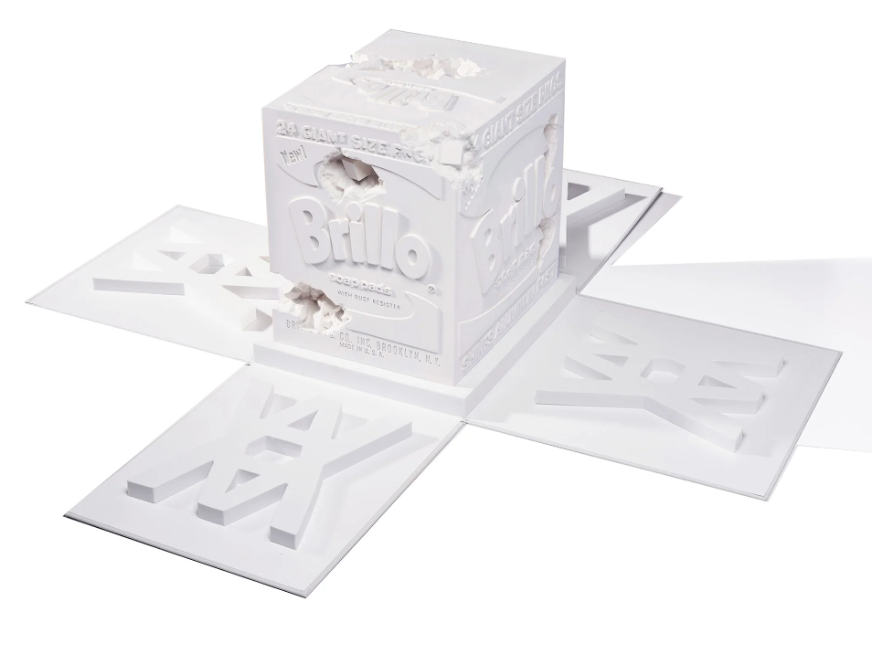 Daniel Arsham x Andy Warhol Eroded Brillo Box 100% NEW AUTHENTIC 